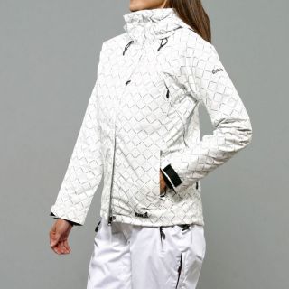 Insulated White Diamond Print Ski Jacket Today $174.99