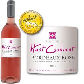 Rosé de Haut Coudurat Bordeaux 2010   Achat / Vente VIN ROSE Rosé de