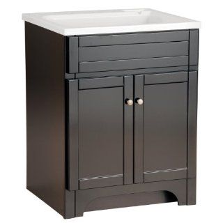Foremost COEA2421LC Columbia Espresso Laundry Vanity with Sink