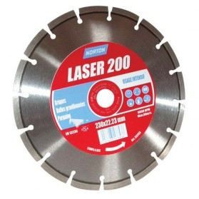 Disque diamant   Laser 200   D 230 mm   Disque diamant à tronçonner
