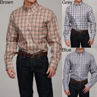 Maker & Company Mens Twill Button down Collar Shirt