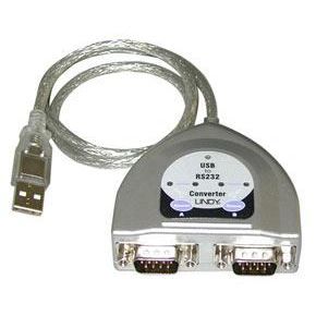 Lindy   42889   Convertisseur USB RS232, 2 ports   Achat / Vente CABLE