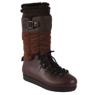 Pinky Womens Skyler 86 Brown Mid calf Snow Boots Today $36.49