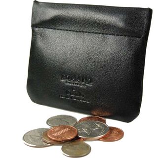 Romano Leather Slim Coin Pouch