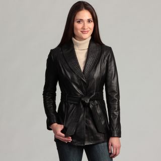 Collezione Italia Womens Leather Wrap Coat Today: $199.99 4.0 (1