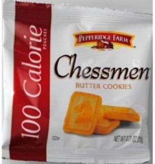 Pepperidge Farm 100 Calorie Chessmen Butter Cookies (100 Pack) 