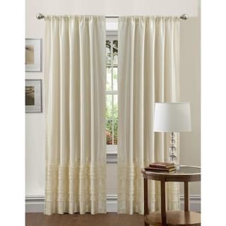 Lush Decor Ivory 84 inch Paloma Curtain Panel