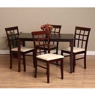 Warehouse of Tiffany Justin Sand 5 Piece Dining Furniture Set