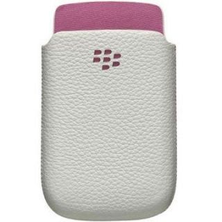 Etui pouch blackberry Torch 9800   Blanc/rose   Achat / Vente HOUSSE