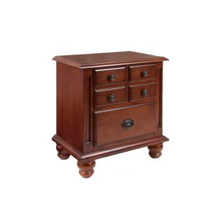 Enitial Lab Gabrielle Dark Cherry Solid Wood Nightstand Today: $191.99