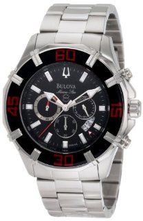 Bulova Mens 96B154 Solano Marine Star Chronograph Watch: Watches