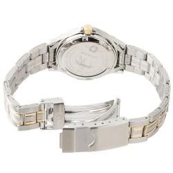 Wenger Womens Standard Issue Two tone 18k Gold Swiss Date Watch
