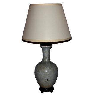 Distressed Light Blue Crackle Vessel Table Lamp Today: $154.99 Sale: $