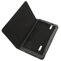 Black Leather Case for Archos 101 Internet Tablet