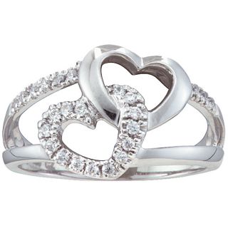 Sterling Silver Diamond Rings: Buy Engagement Rings