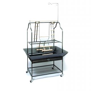 Prevue Pet Products Parrot Playstand 3180 Black Hammertone Today: $122