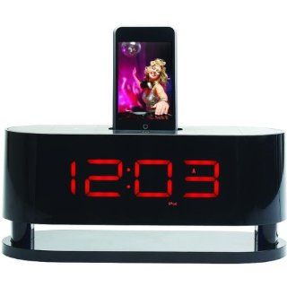 COBY CSMP162BLK LED CLOCKRADIO W IPOD DOC  Players