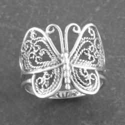 Sterling Silver Butterfly Ring (Thailand)
