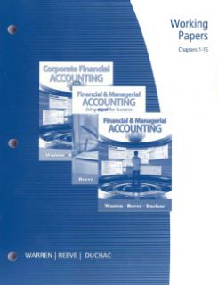 Financial and Managerial Accounting 11th edition or Corporate