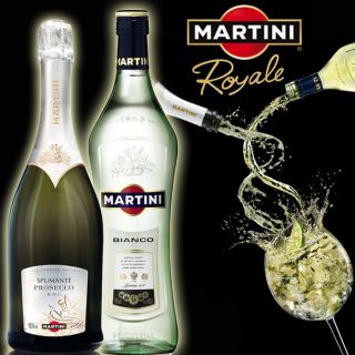 Pack Martini Royale  1 bouteille de Martini blanc 1L + 1 bouteille de