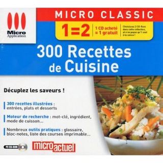 300 RECETTES DE CUISINE / PC CD ROM   Achat / Vente LOGICIEL LOISIRS