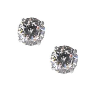 14k White Gold Cubic Zirconia Earrings Today: $37.99 4.6 (7 reviews