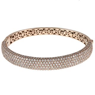Silver Clear Cubic Zirconia Bangle Bracelet Today $194.99