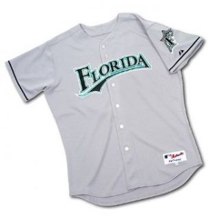Florida Marlins Authentic Majestic Road Baseball Jersey