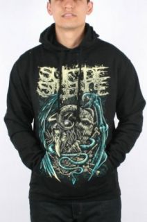 Suicide Silence   Mens Holy Sinner Hooded Sweater In Black