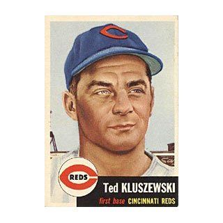 Ted Kluszewski 1953 Topps Card #162   Cincinnati Reds: Everything Else