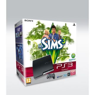 320 Go Noire + Les SIMS 3   Achat / Vente PLAYSTATION 3 PS3 SLIM 320