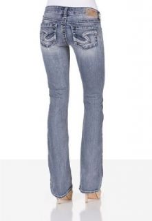 Silver Jeans Denim Womens Tuesday Lowrise 31 x 33 Med Wash