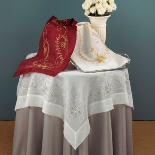 Embroidered Hand beaded Table Linens Today: $37.99   $97.99