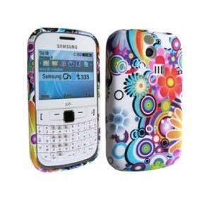  COQUE TELEPHONE Coque SoftyGel Flower pour Samsung Chat 335 S3350