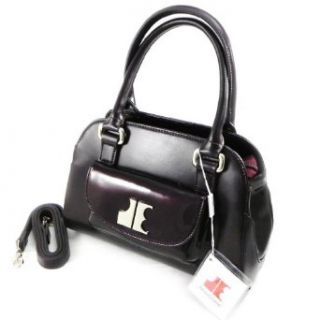 Leather bag Jacques Esterel burgundy. Clothing