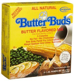 ButterBuds Butter Flavored Mix, 4 Ounce Boxes (Pack of 12) 