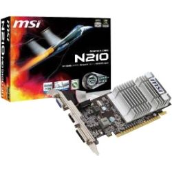 MSI N210 MD512D3H/TC GeForce 210   1 GB DDR3 SDRAM   PCI Express 2.0