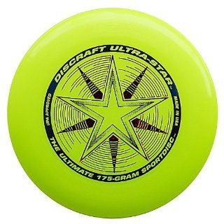 Discraft Ultra Star 175g Ultimate Frisbee Disc   Yellow