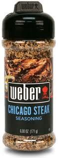 Weber Chicago Steak Seasoning, 6 Oz/ 171 g Grocery