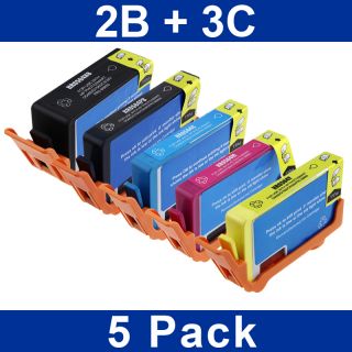 HP 564 XL/ CB3231 Black and Colored Ink Cartridges (Remanufactured