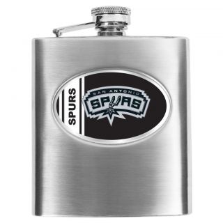 Simran San Antonio Spurs 8 oz Stainless Steel Hip Flask