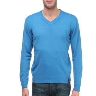 TRAXX Pull Homme Turquoise Turquoise   Achat / Vente PULL T TRAXX