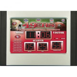 San Francisco 49ers Scoreboard Desk Clock