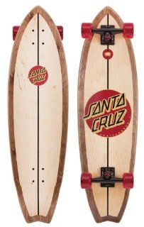 Santa Cruz Woody Shar Dark Complete Longboard Skateboard