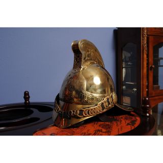 Old Modern Handicrafts Victorian Fireman Helmet Today: $144.47