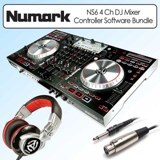 Numark NS6 4 Channel Digital DJ Mixer Controller Kit Today $978.99