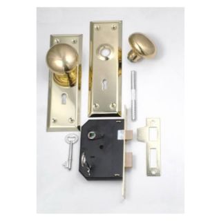 Belwith Products LLC 1129 BRS Knob/Mortise Lock