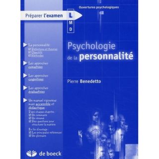 Psychologie de la personnalité   Achat / Vente livre Pierre