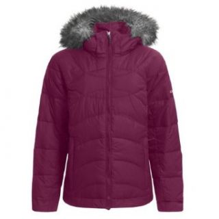 Womens Columbia Plus Size Snow Furry Down Ski Jacket Coat