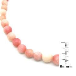 Pearlz Ocean Sterling Silver Pink Opal Journey Necklace